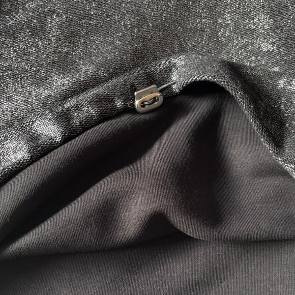 SzL Anthro Pilcro Shimmery Foil Hoodie - EUC - Picture 5 of 10